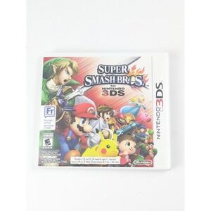 Super Smash Bros Nintendo 3DS  Manual & Case Only‎ NO GAME